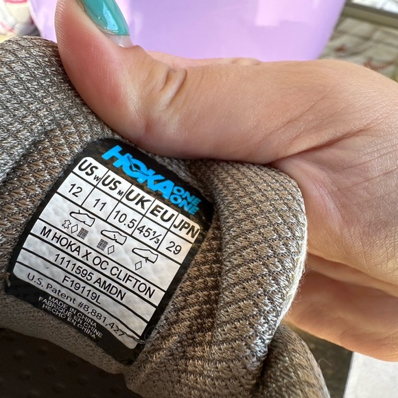 Mens 11 Hoka One M Hoka X OC CLIFTON 1111595 AMDN - Picture 5 of 6